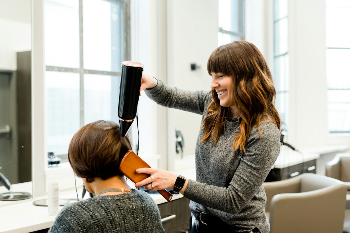 Blow-dry and styling