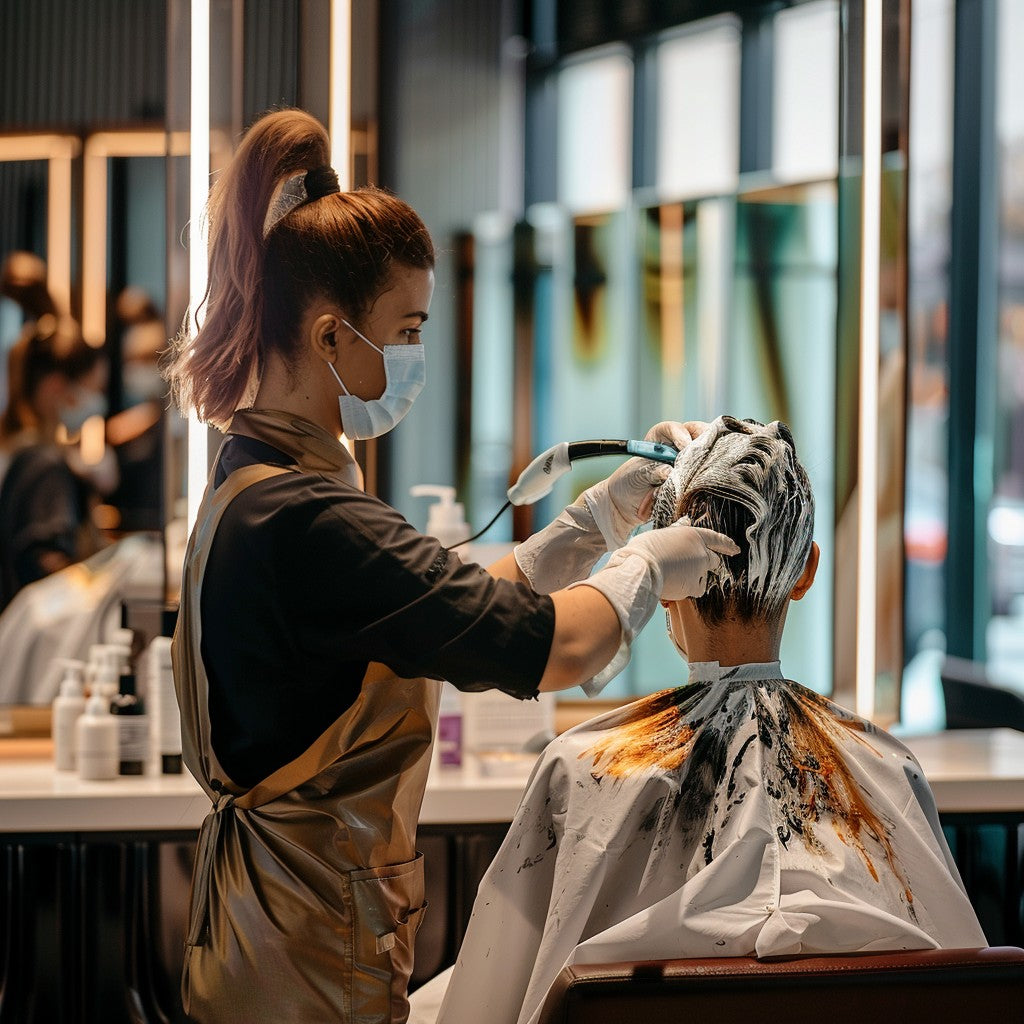 Hair colour and highlights