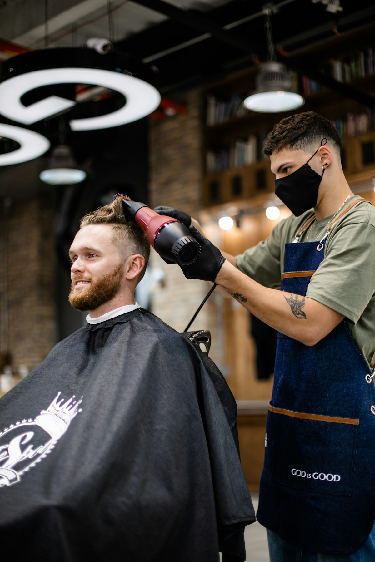 Haircut and styling