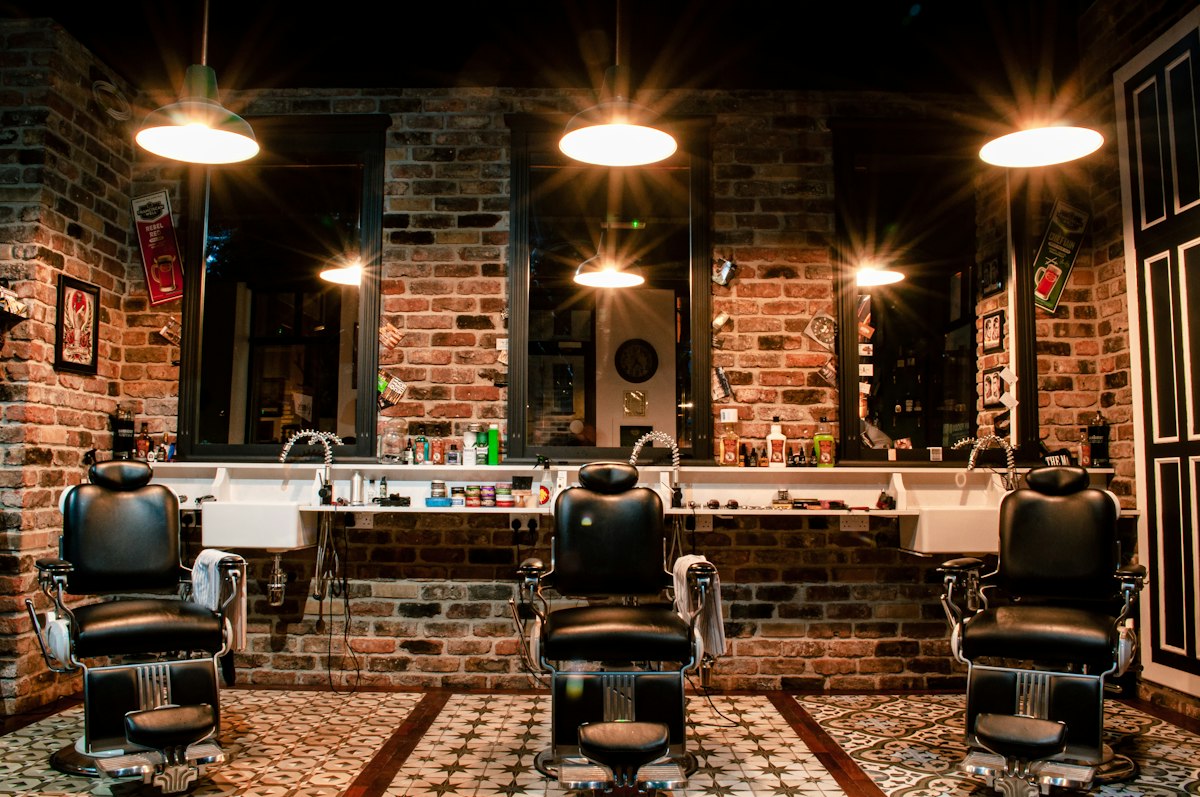 V n B Hair Salon interior